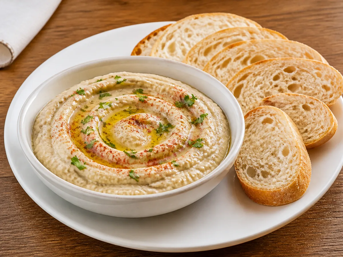Баклажанная закуска с кунжутной пастой