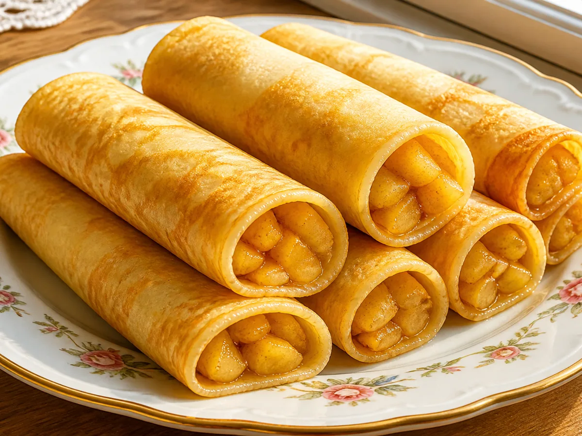 Блинчики с яблоком