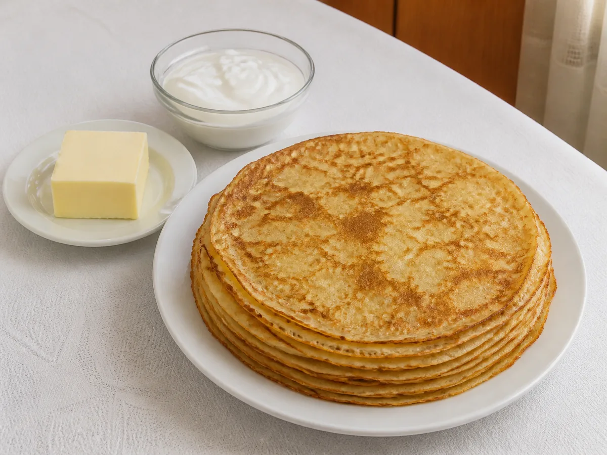 Блины на молоке