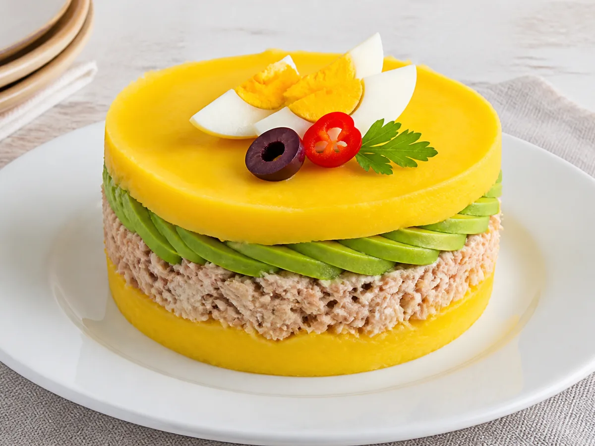 Картофельная закуска с тунцом и авокадо