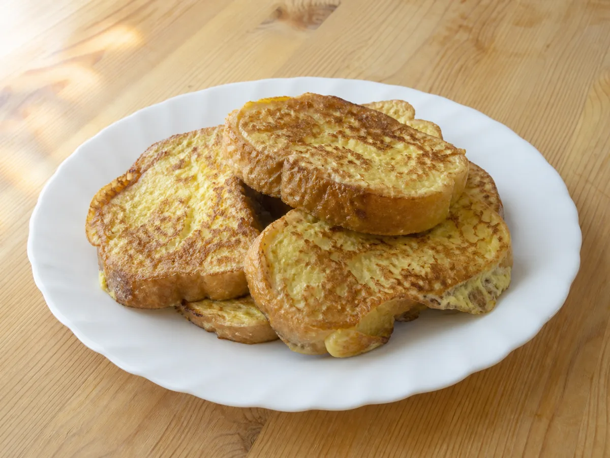Гренки с яйцом