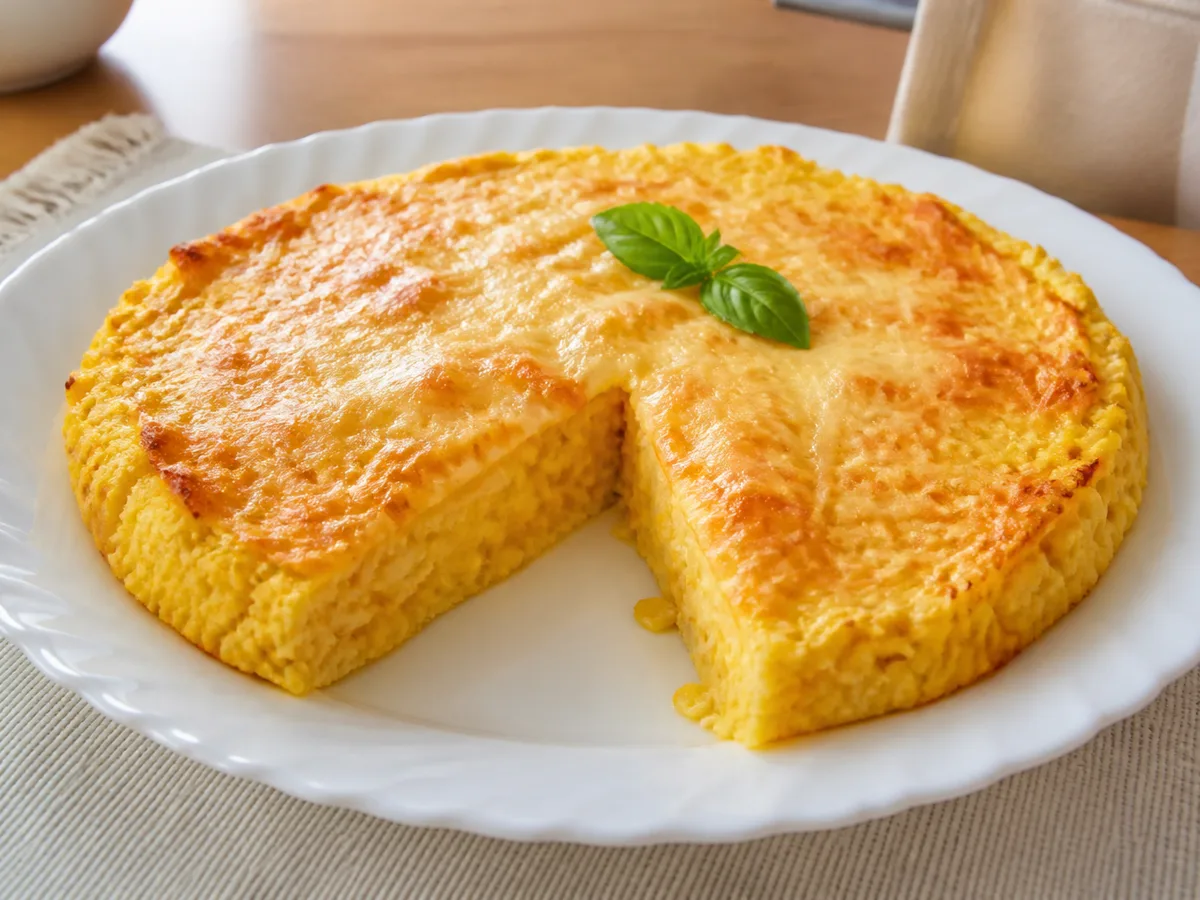 Кукурузная запеканка с сыром