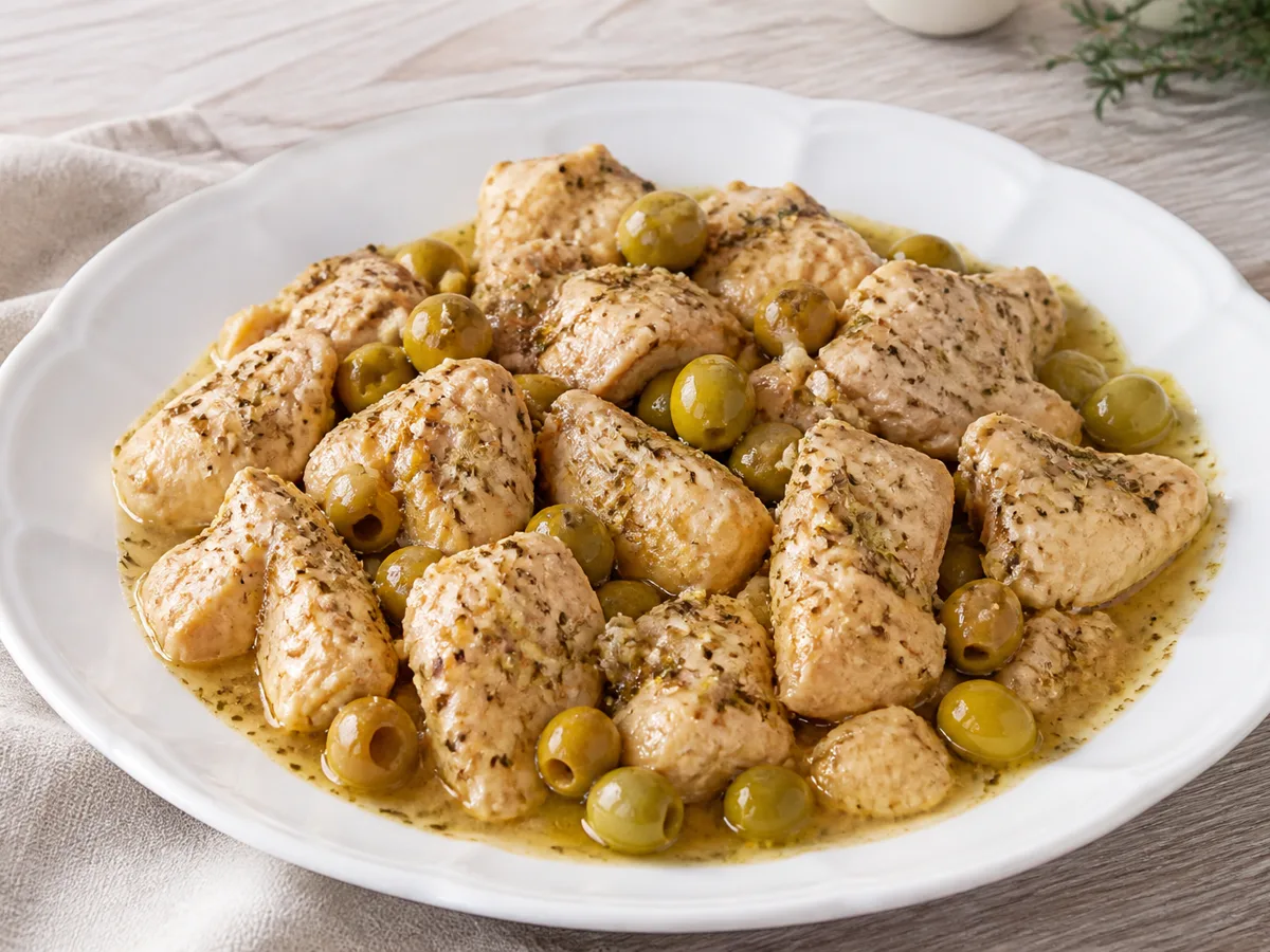 Индейка с оливками