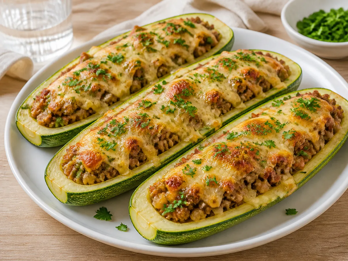 Кабачки с фаршем