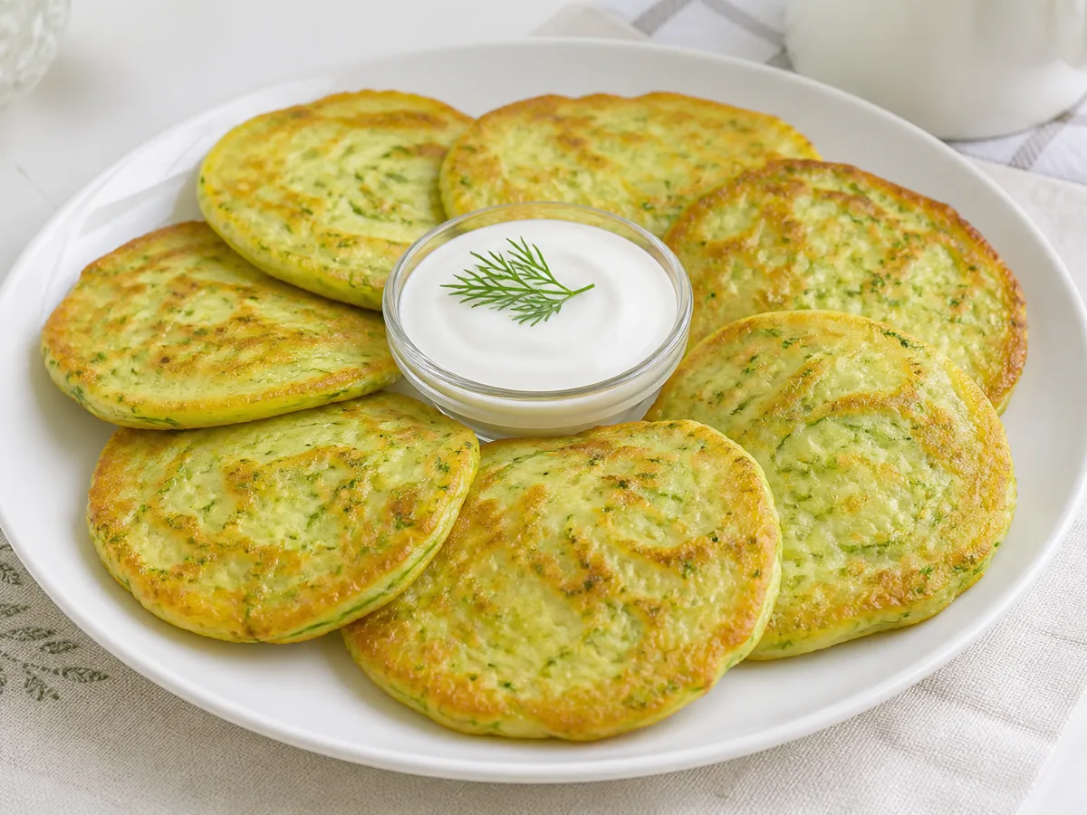 Кабачковые оладьи