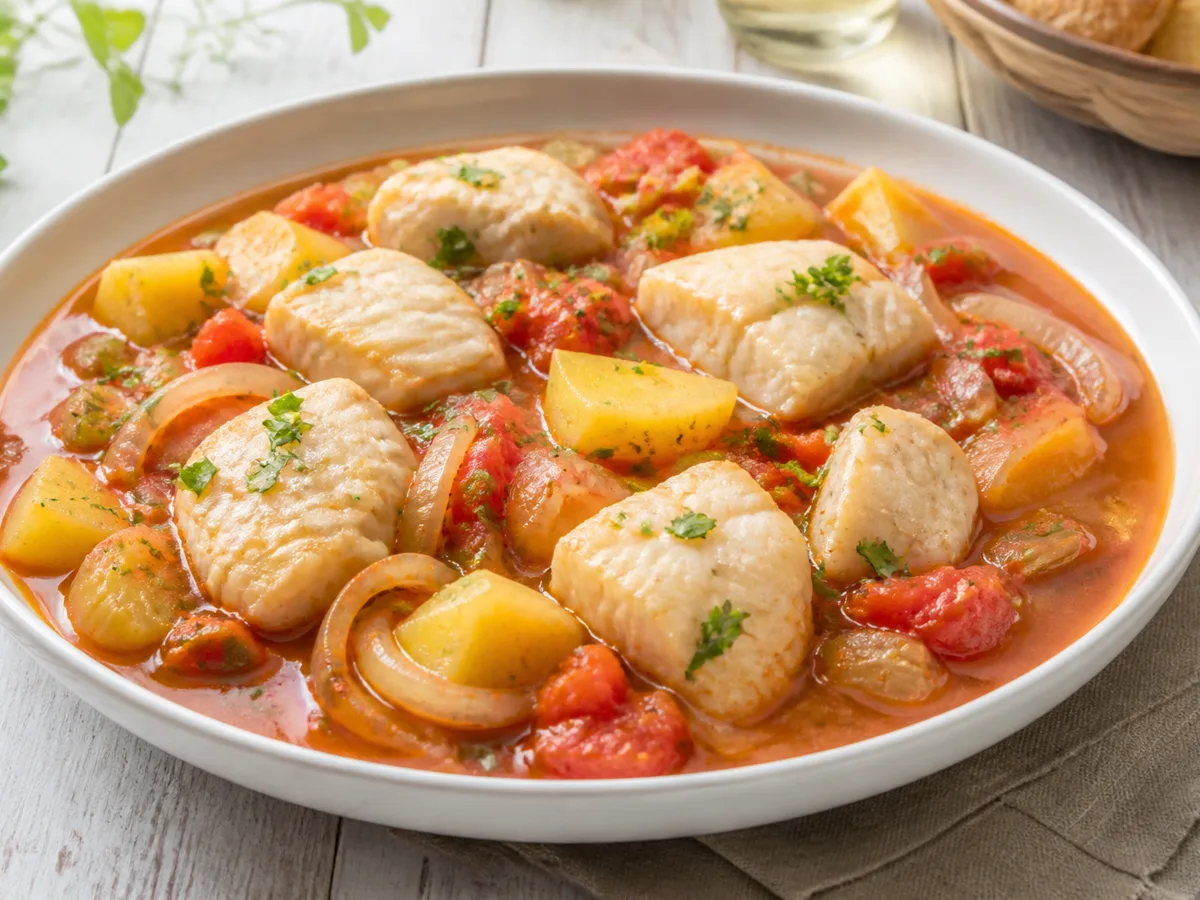 Рыбный суп с картофелем