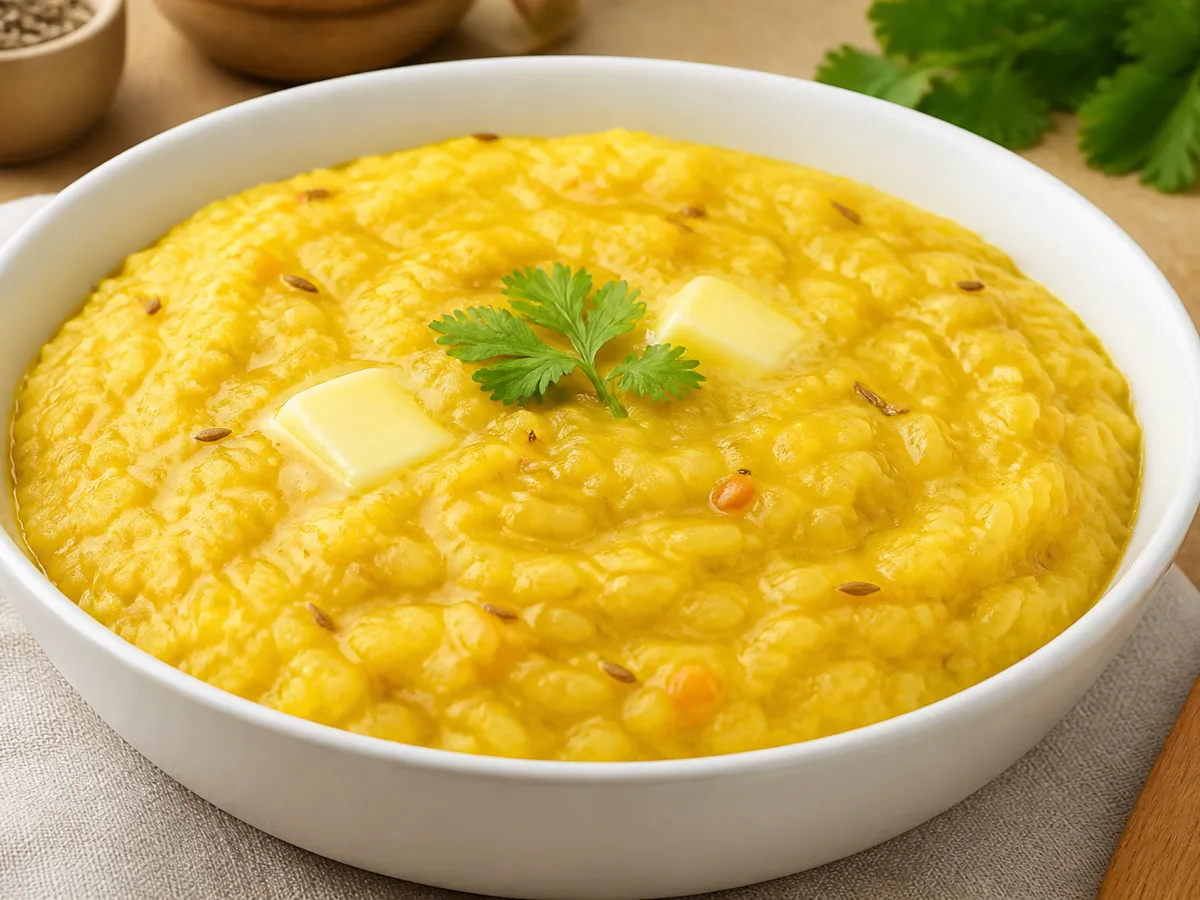 Каша из риса и чечевицы