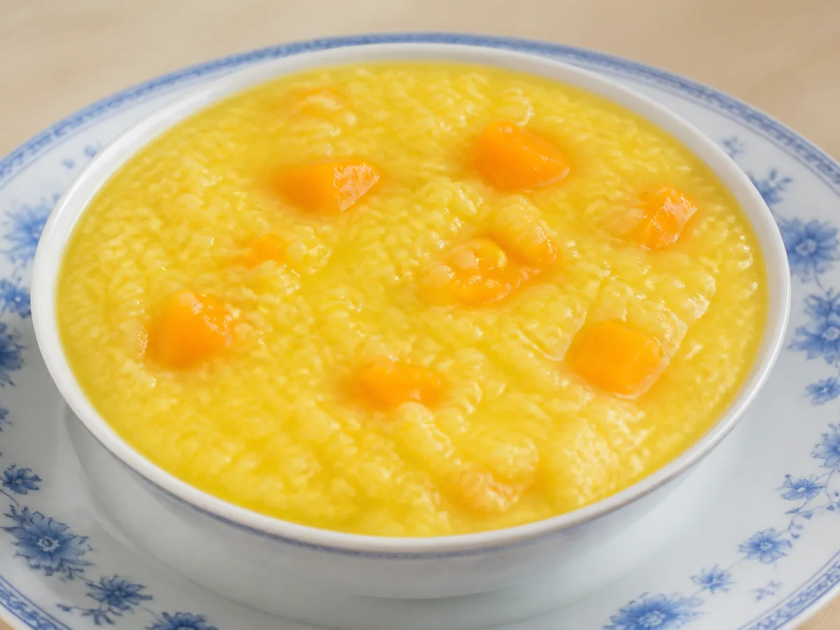 Кукурузная каша с тыквой