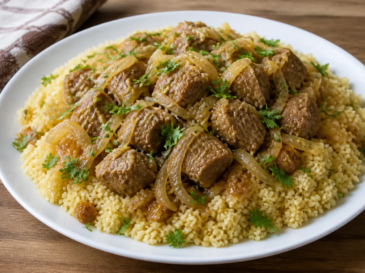Кускус с бараниной