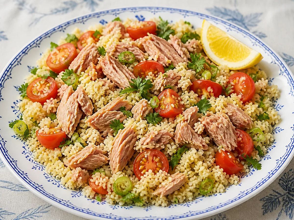 Кускус с тунцом