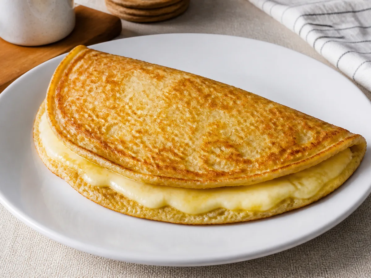 Овсяный блин с сыром