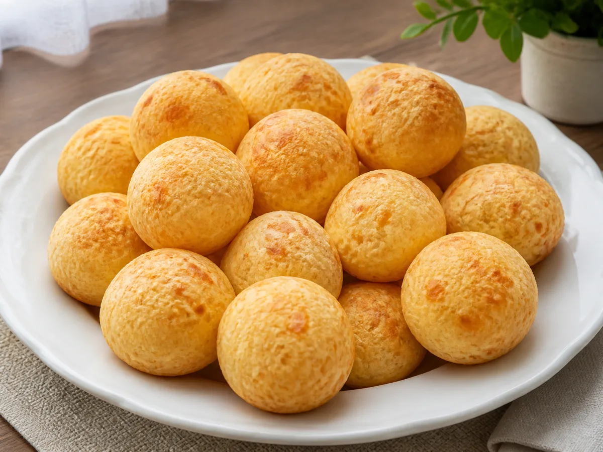 Сырные шарики из крахмала