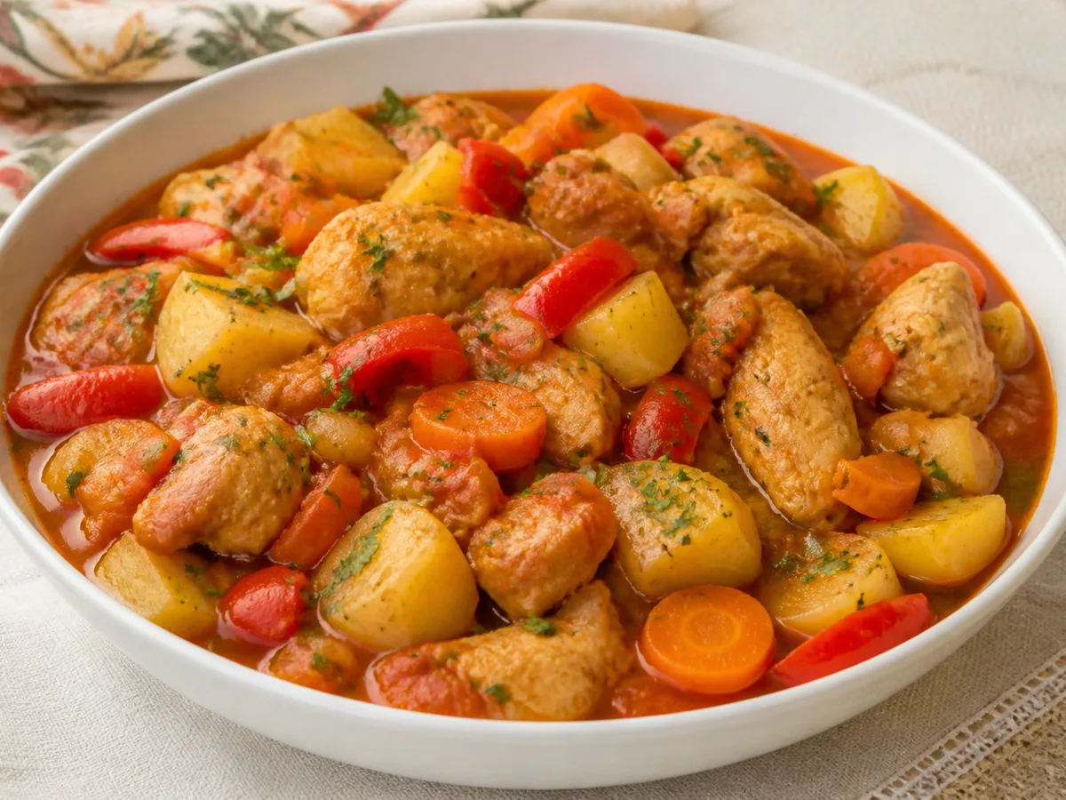 Рагу из курицы
