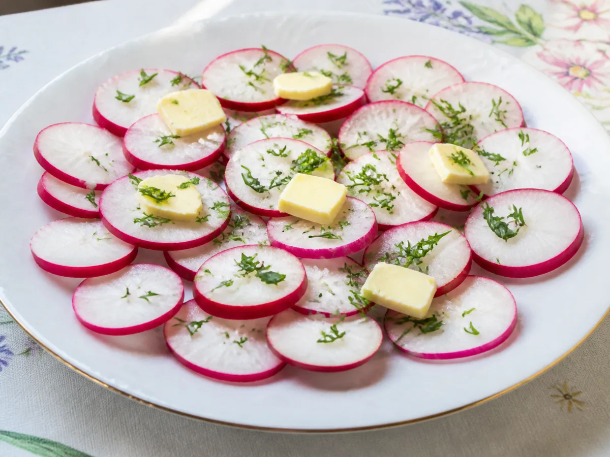 Редис с маслом