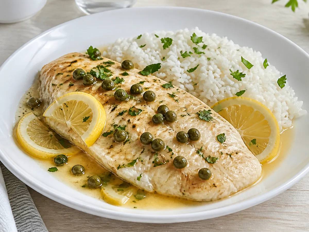 Рыба с каперсами