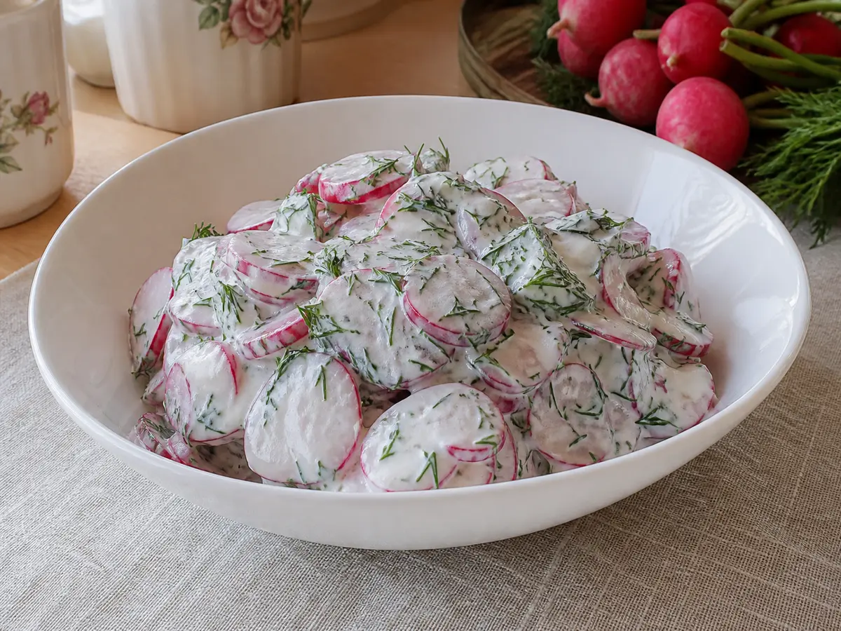 Салат из редиса