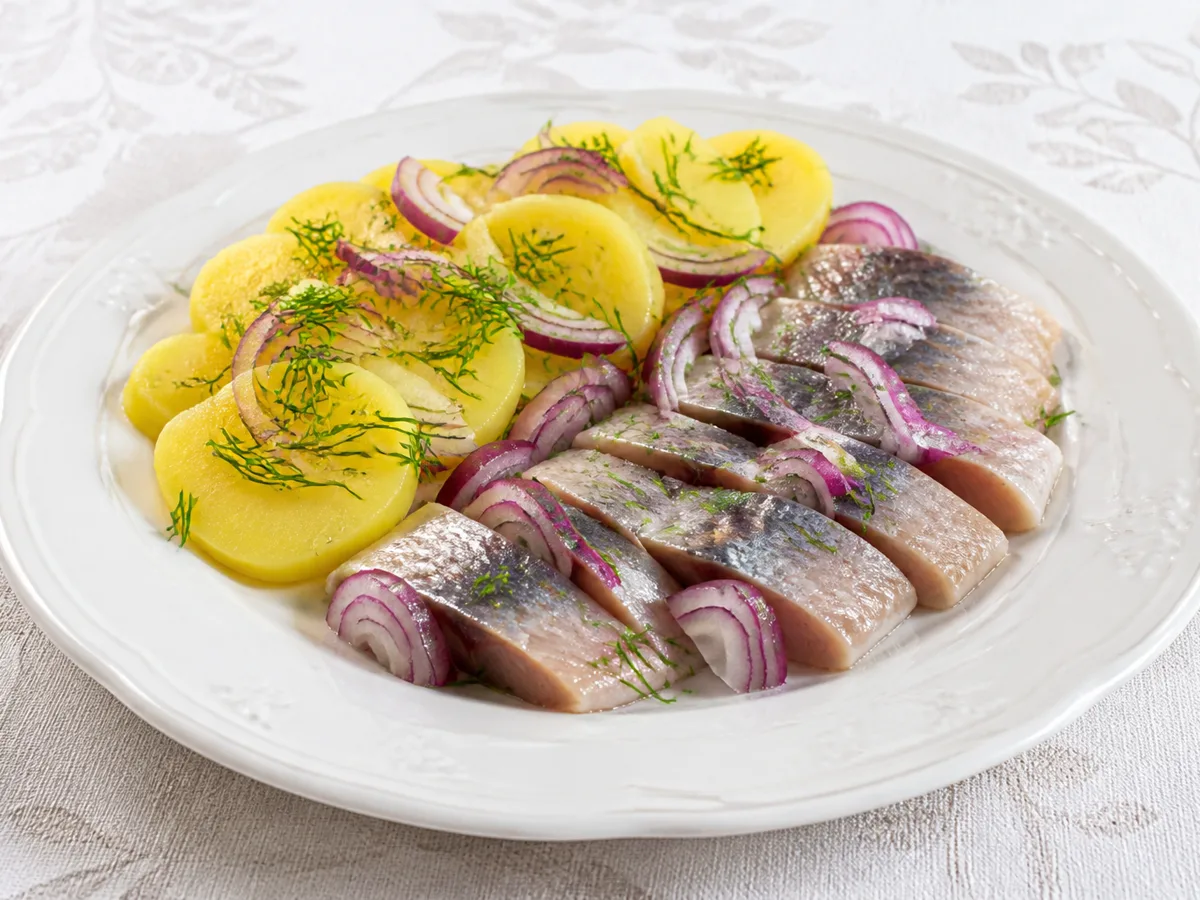 Селёдка с картошкой