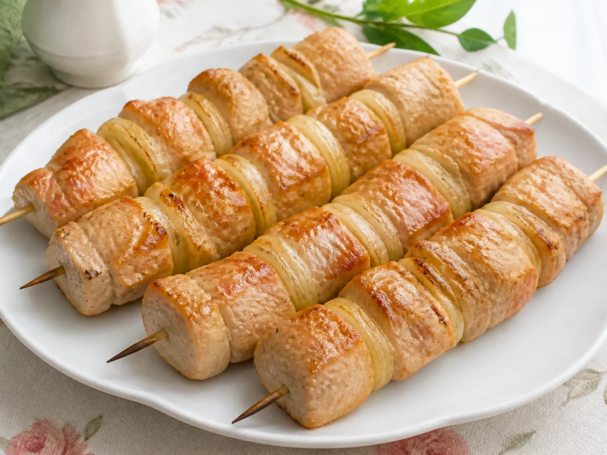 Шашлык из свинины в духовке