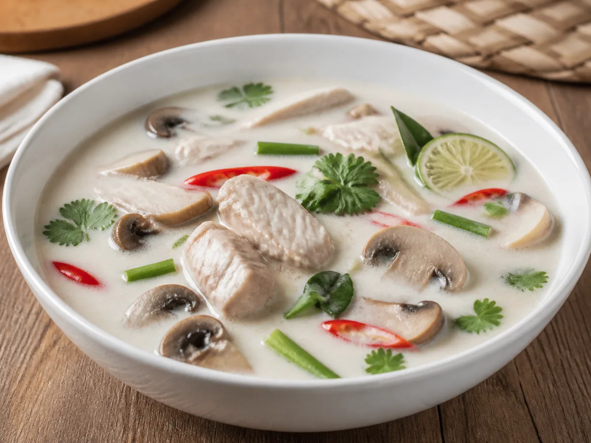 Суп с курицей и кокосовым молоком