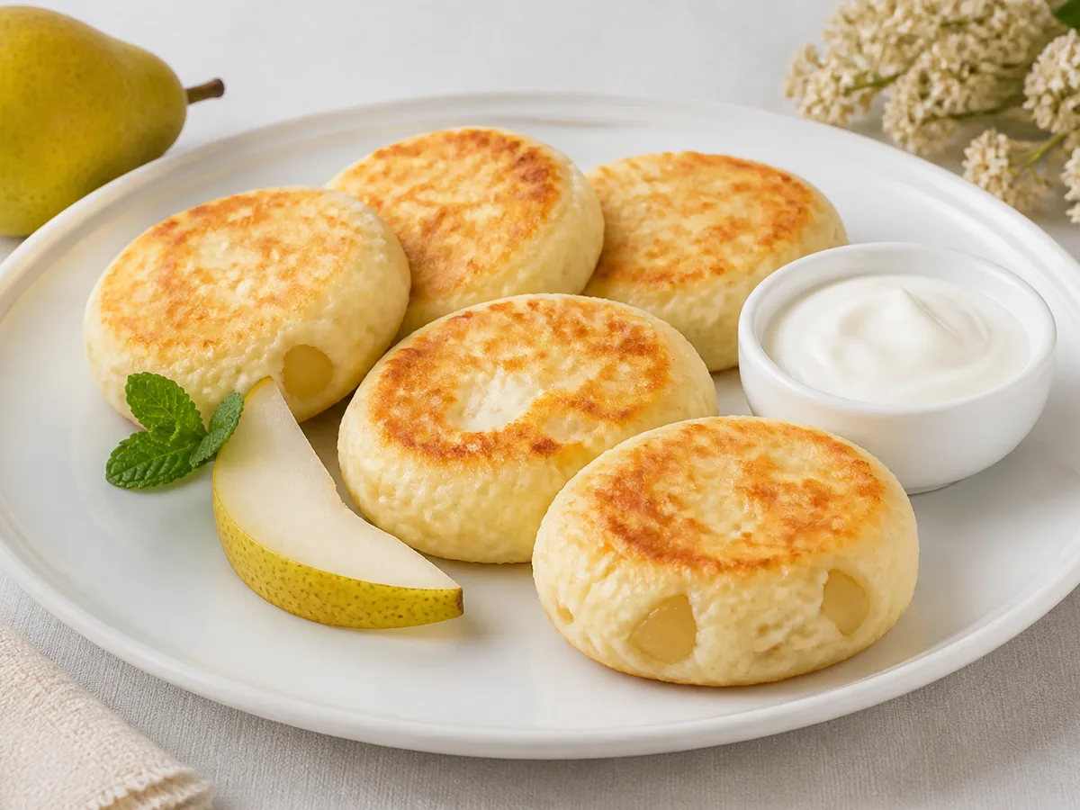Сырники с грушей