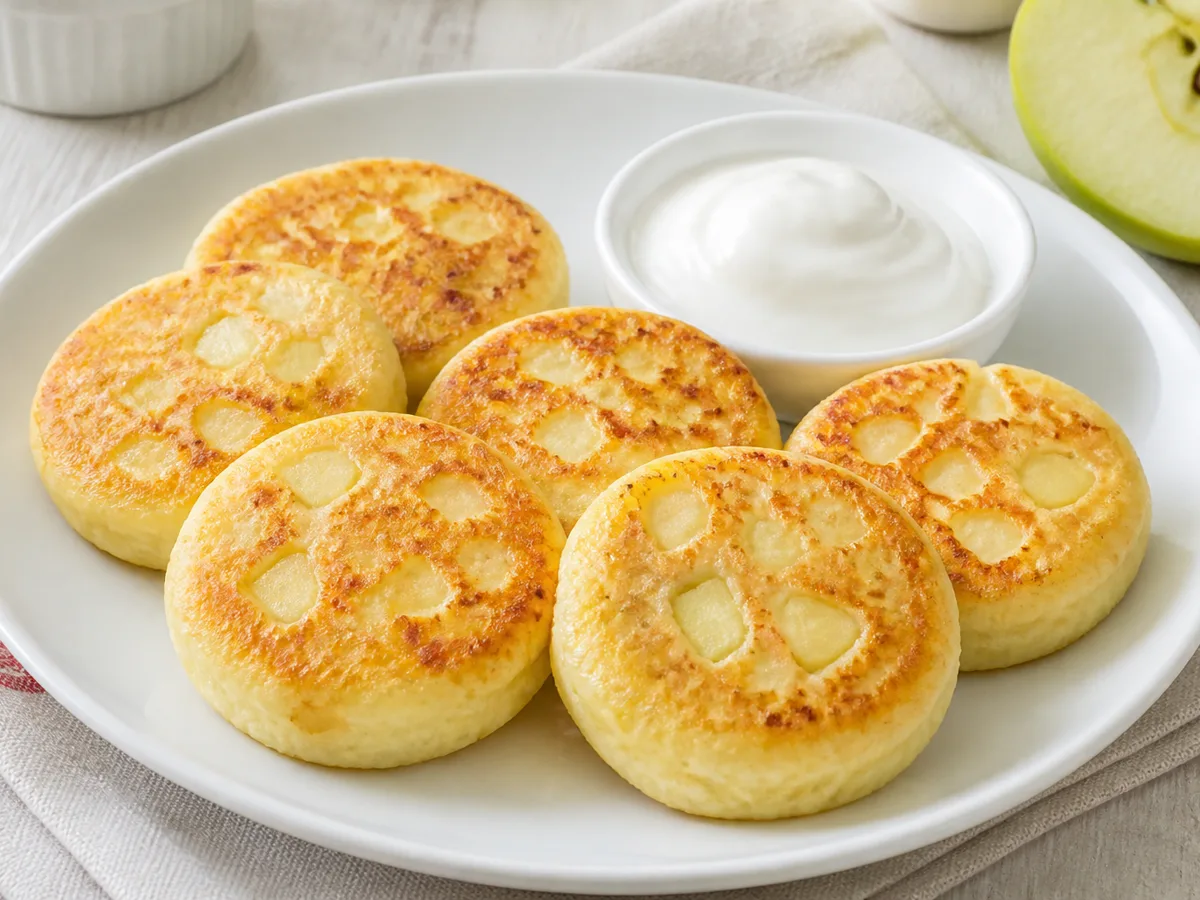 Сырники с яблоком